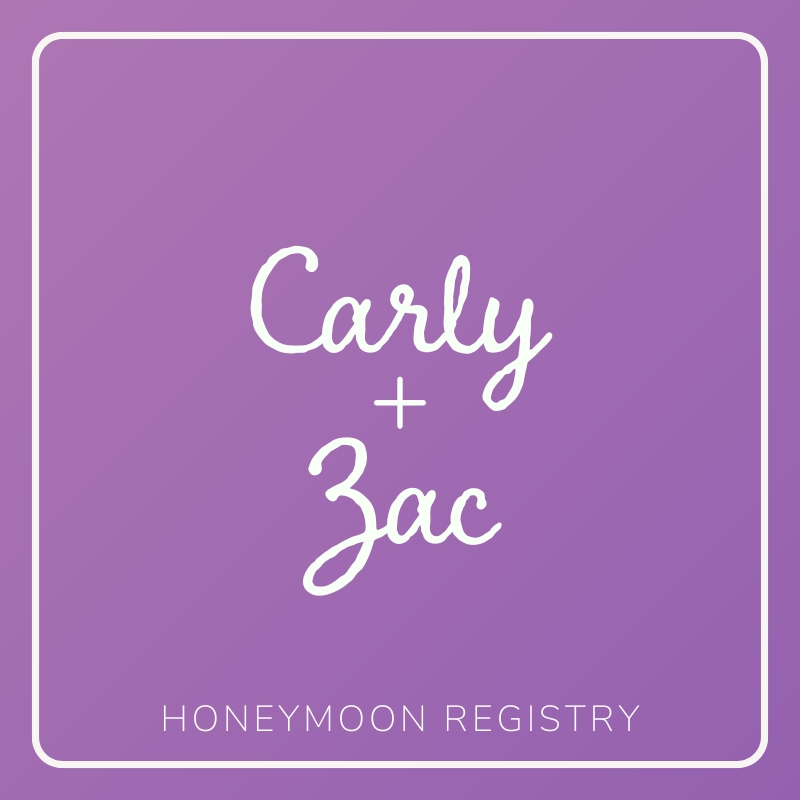 Carly Burris & Zac Canner  - Honeymoon Fund