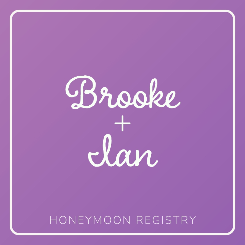 Brooke Alfano & Ian Chatman  - Honeymoon Fund